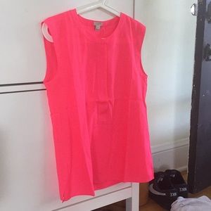 JCrew- Drapey sleeveless popover shirt